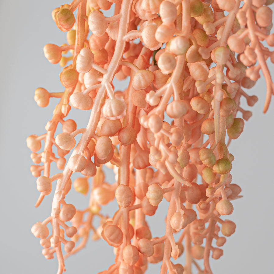 14" Sedum Pick: Coral Pink