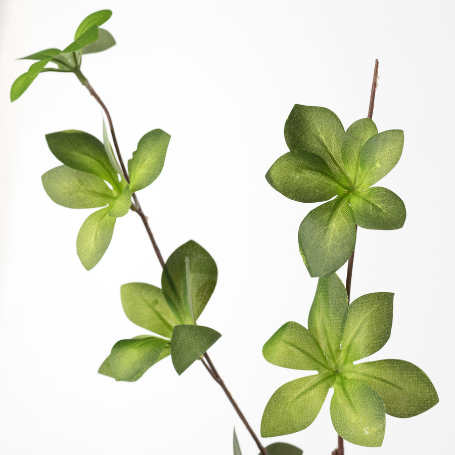 45" Star Ivy Branch: Two-Tone Green