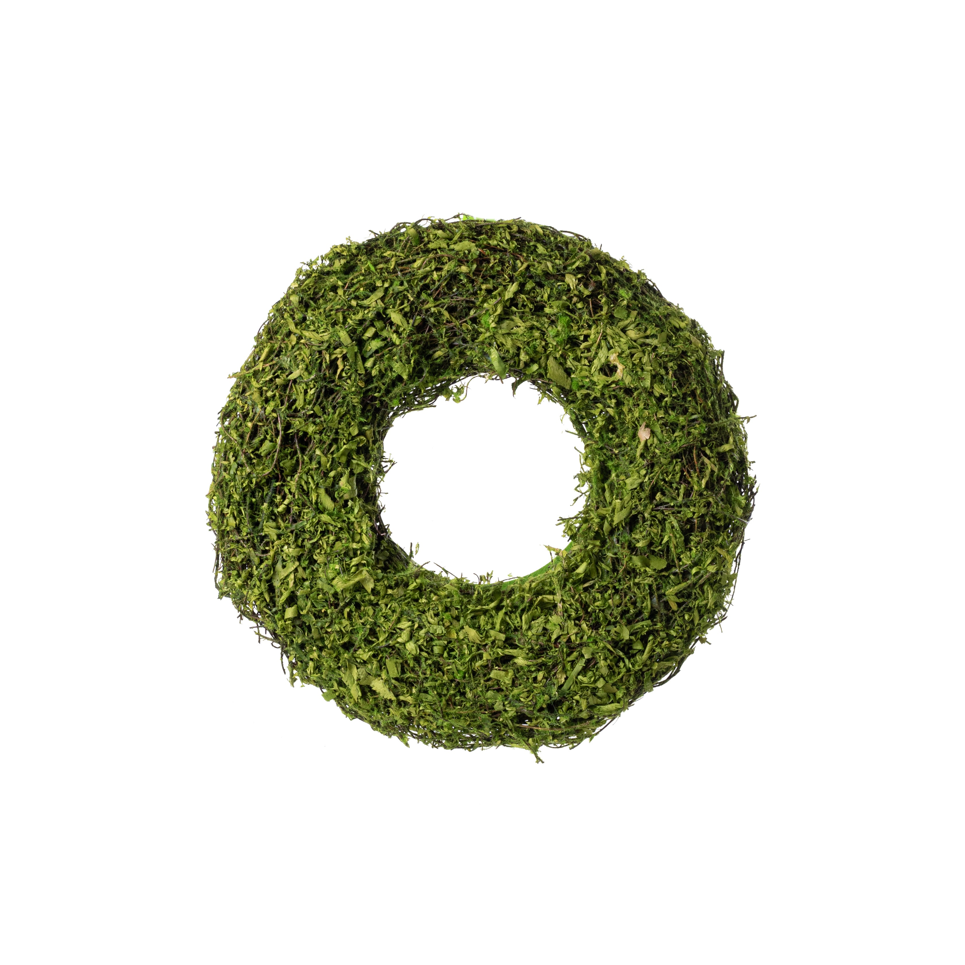 12" Felt-Backed Moss Cabinet Wreath