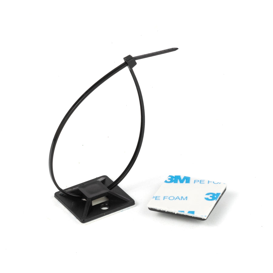Cable Tie Mounting Squares: 3M Adhesive Foam (Pack of 100)