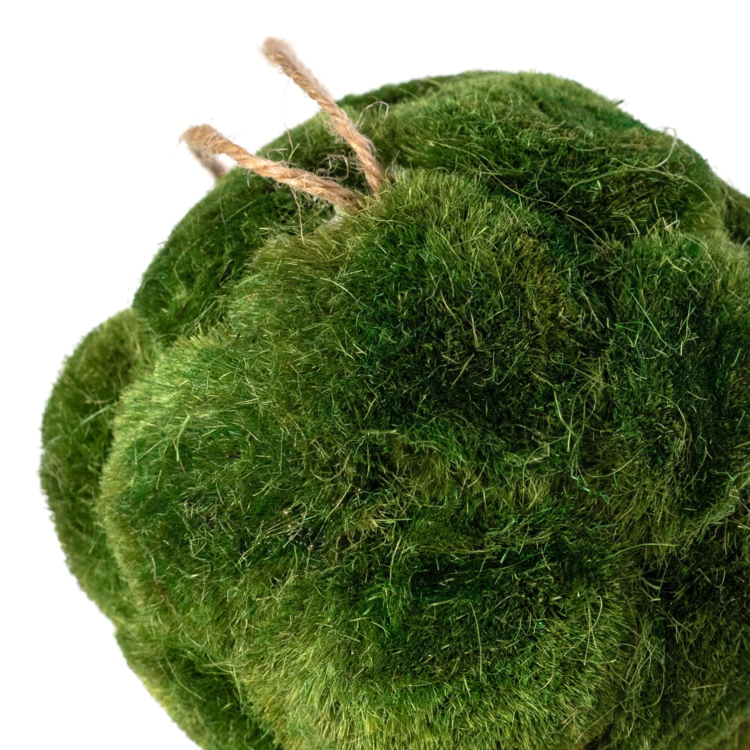 3.75" Tufted Moss Ball Ornament