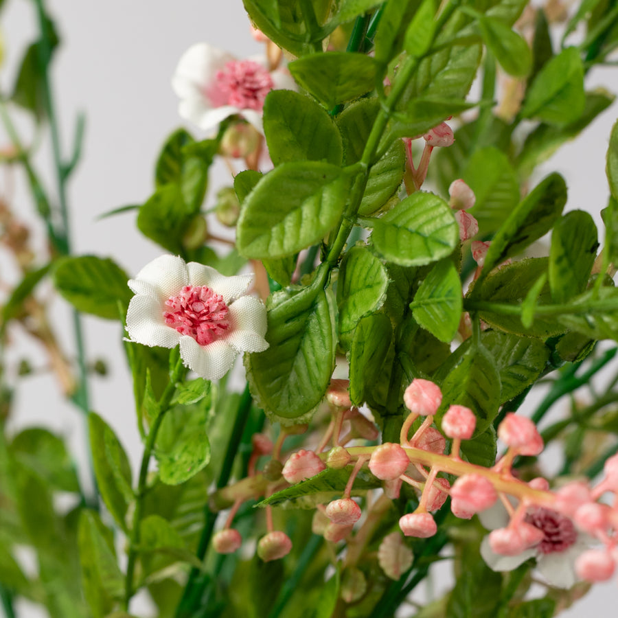 19" Wildflowers & Seeds Bush: Pink (9 Stem)