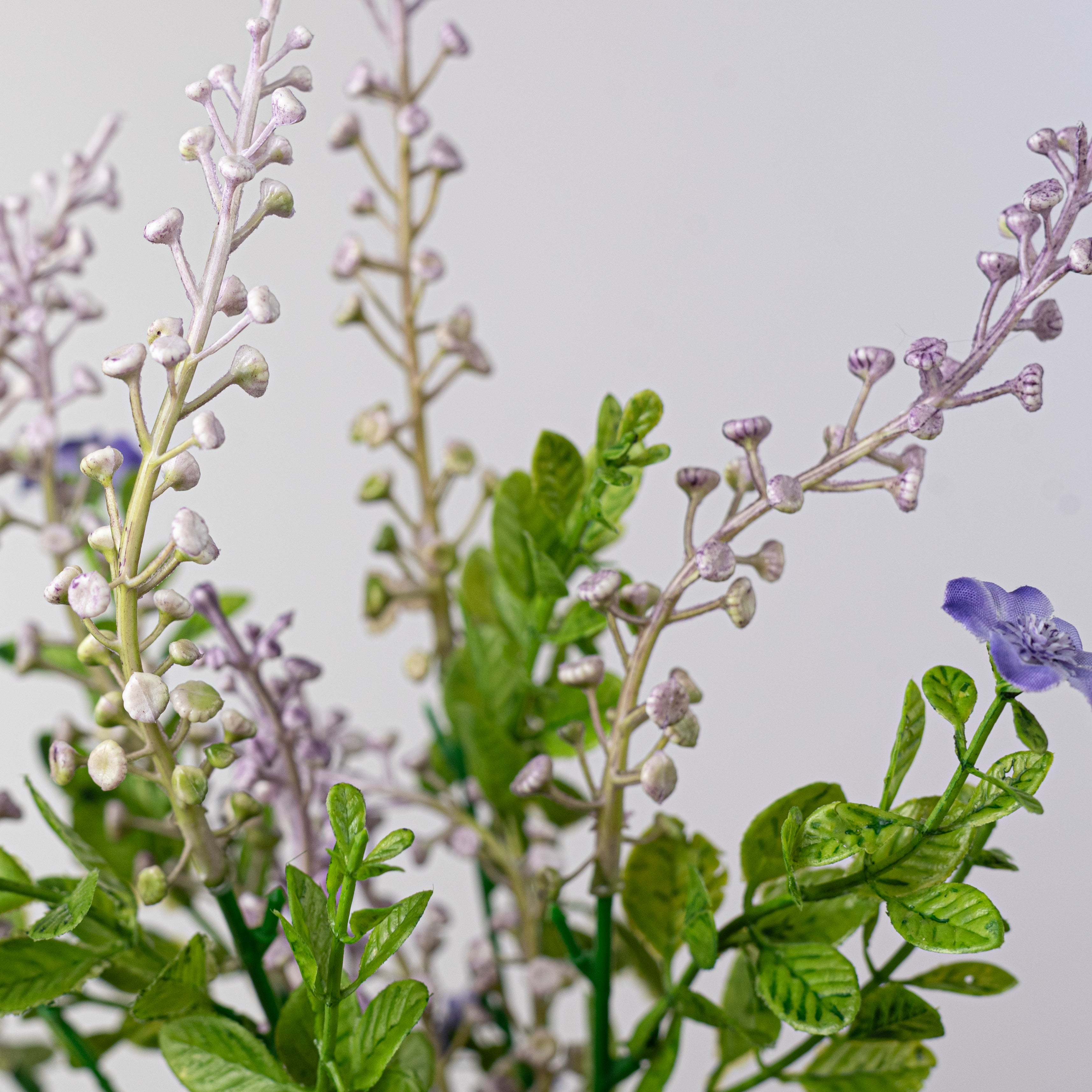 19" Wildflowers & Seeds Bush: Lavender Purple (9 Stem)