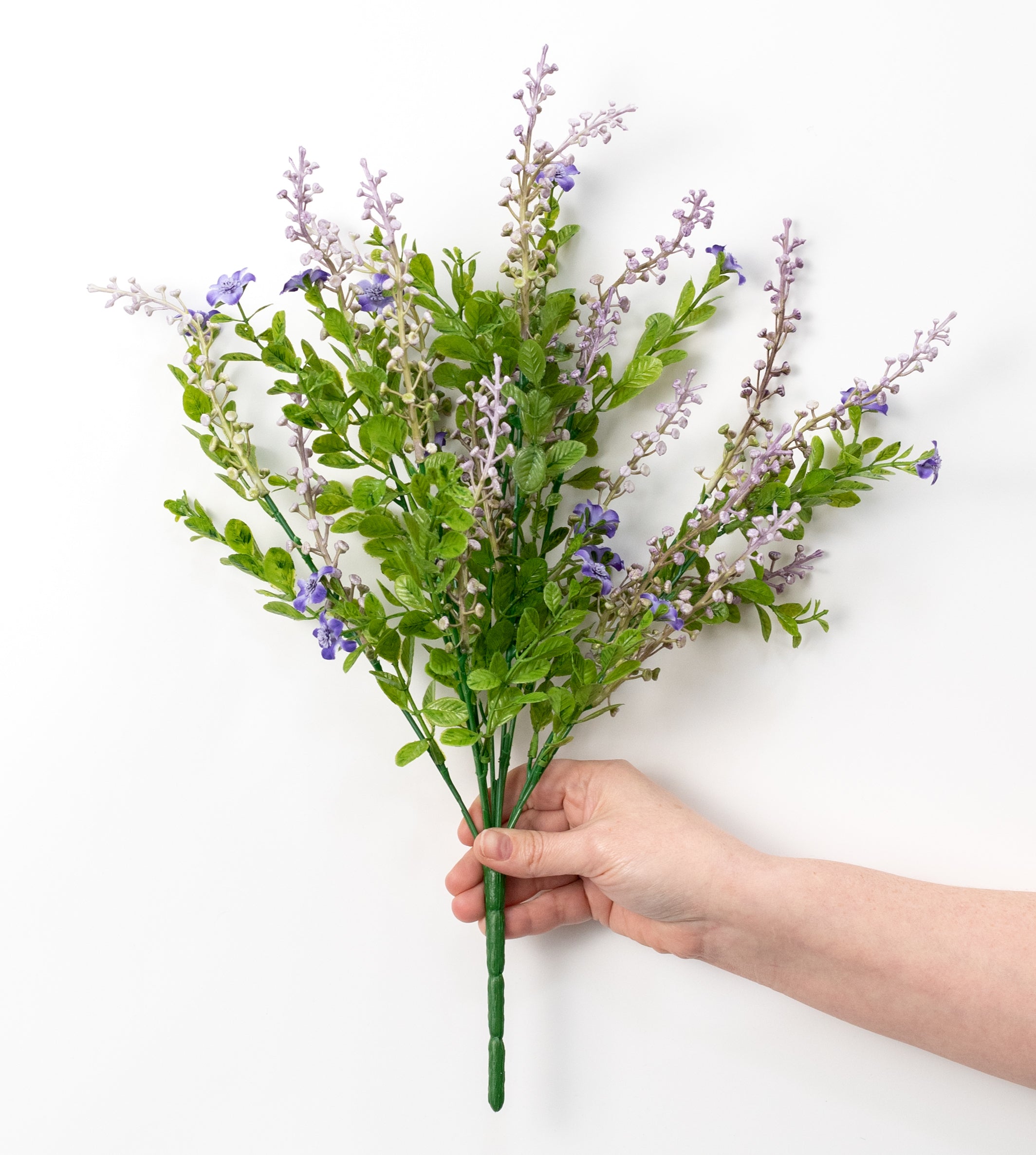 19" Wildflowers & Seeds Bush: Lavender Purple (9 Stem)