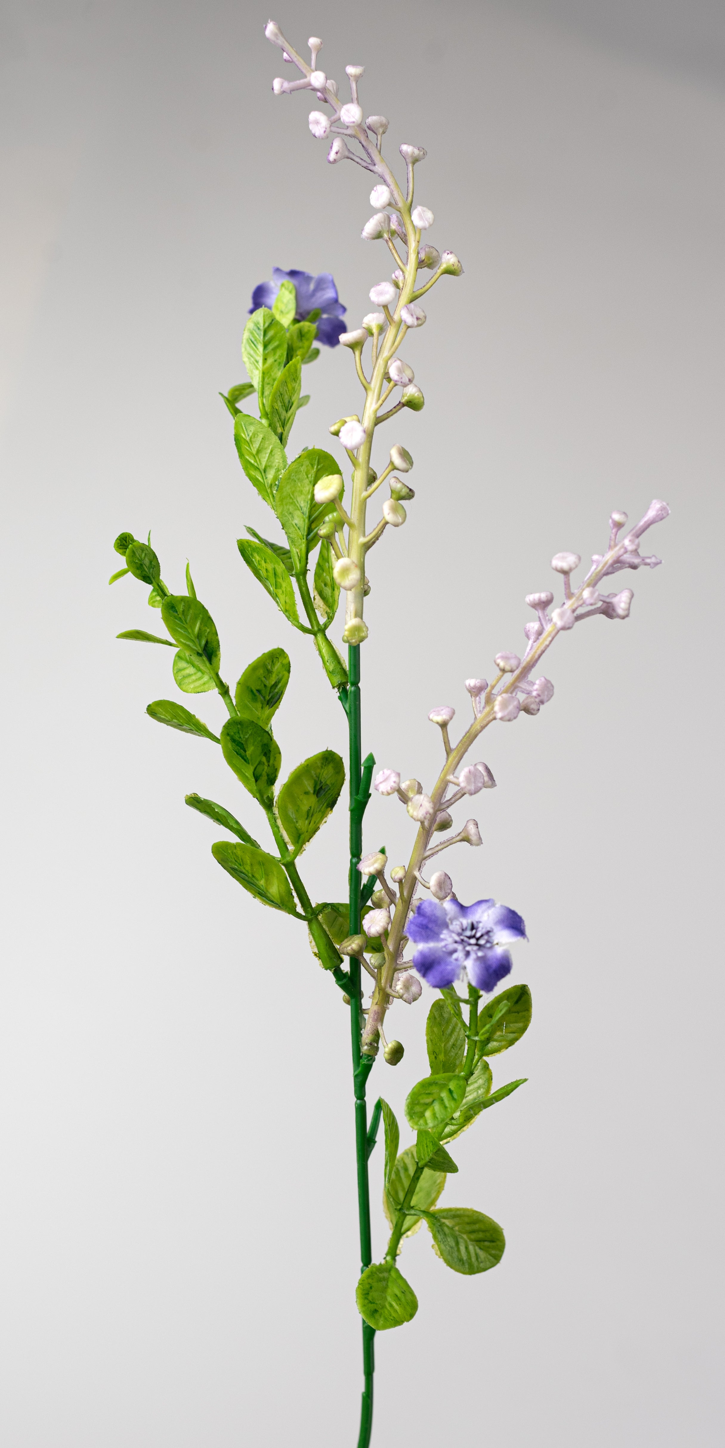 19" Wildflowers & Seeds Bush: Lavender Purple (9 Stem)