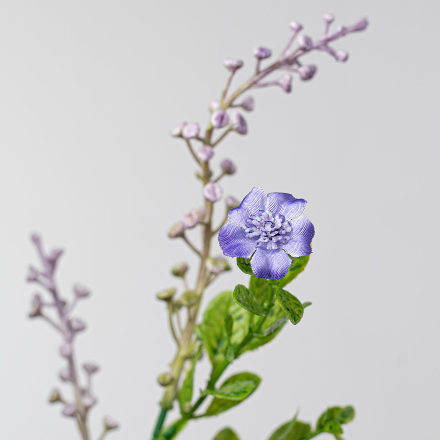 19" Wildflowers & Seeds Bush: Lavender Purple (9 Stem)