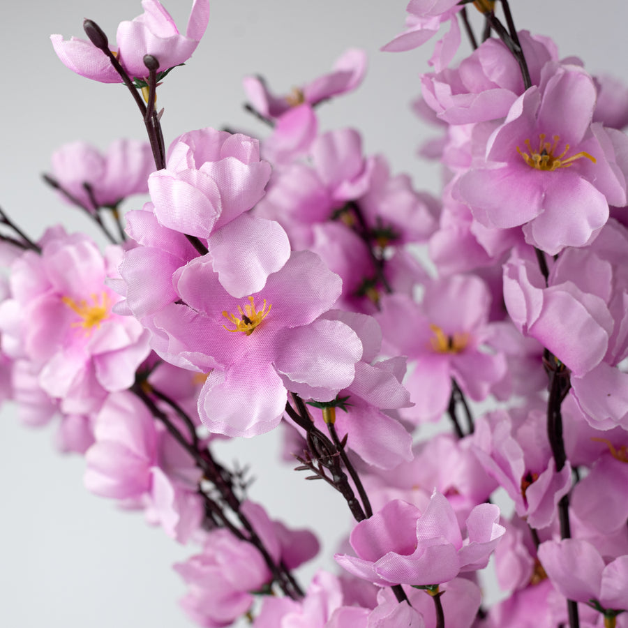 25" Cherry Blossom Bush: Lilac Purple (18 Stem)