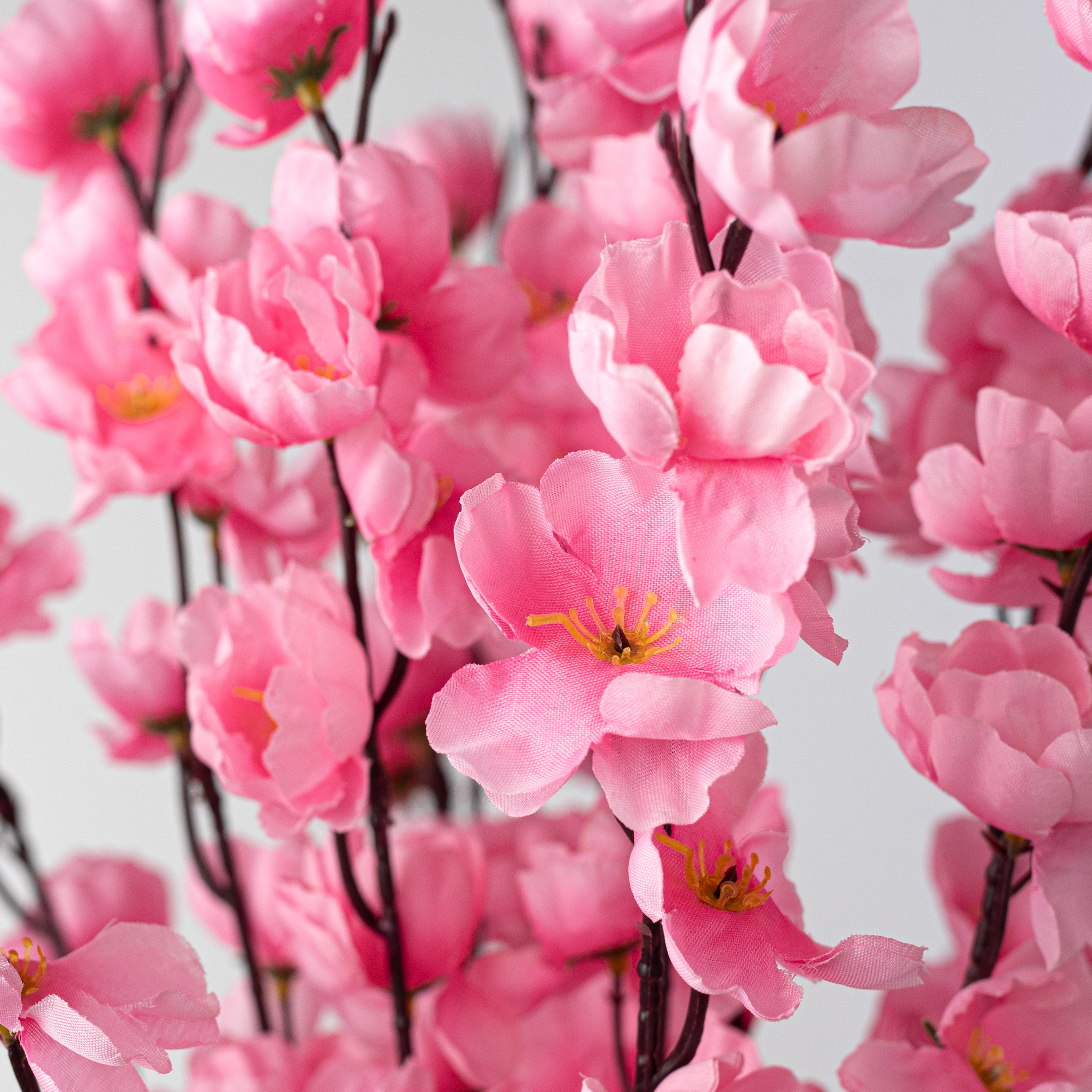 25" Cherry Blossom Bush: Pink (18 Stem)