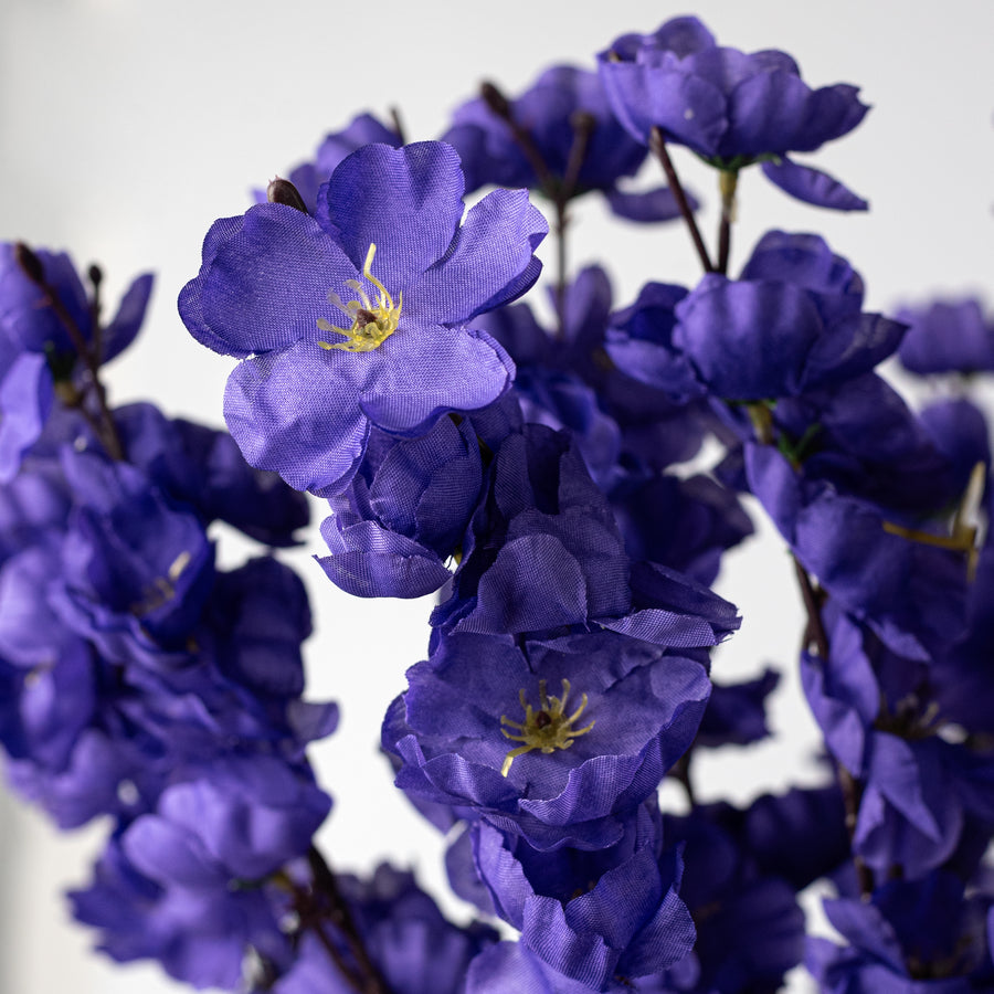 25" Cherry Blossom Bush: Purple (18 Stem)