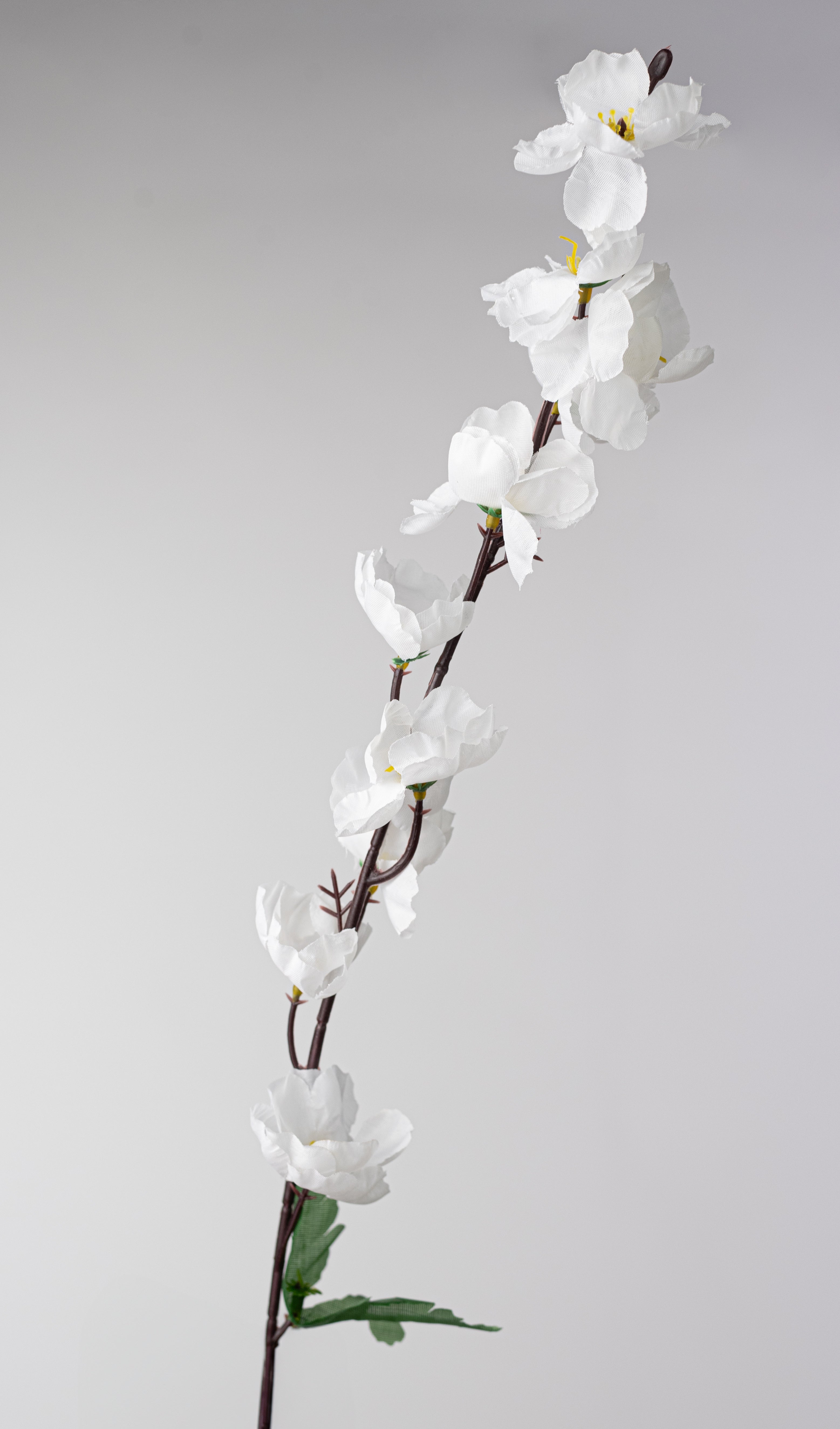 25" Cherry Blossom Bush: White (18 Stem)