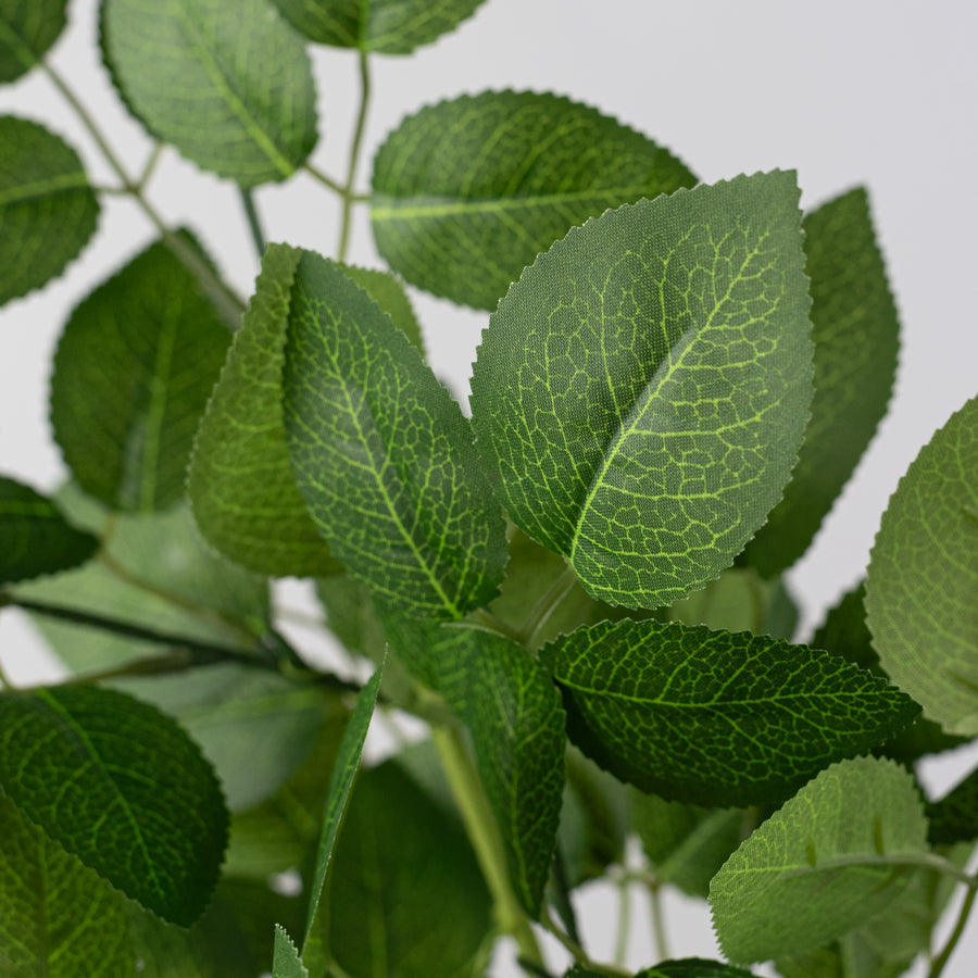 18" Wild Rose Leaves Bush: Slim