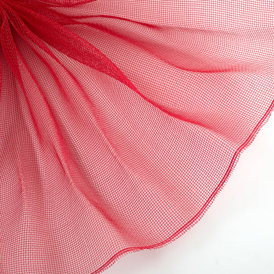 10" Fine Weave Deco Mesh: Red