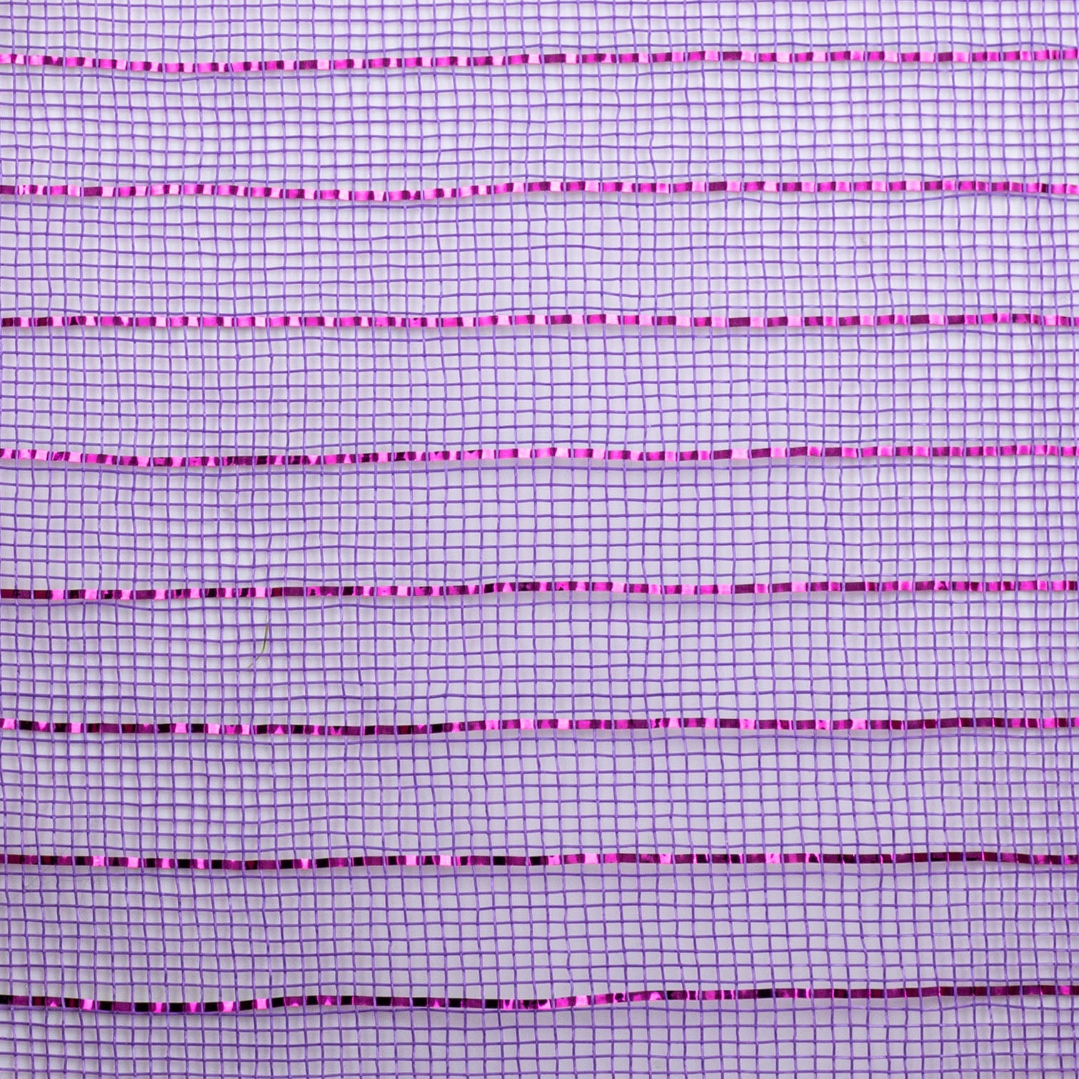 10" Metallic Fine Weave Deco Mesh: Purple