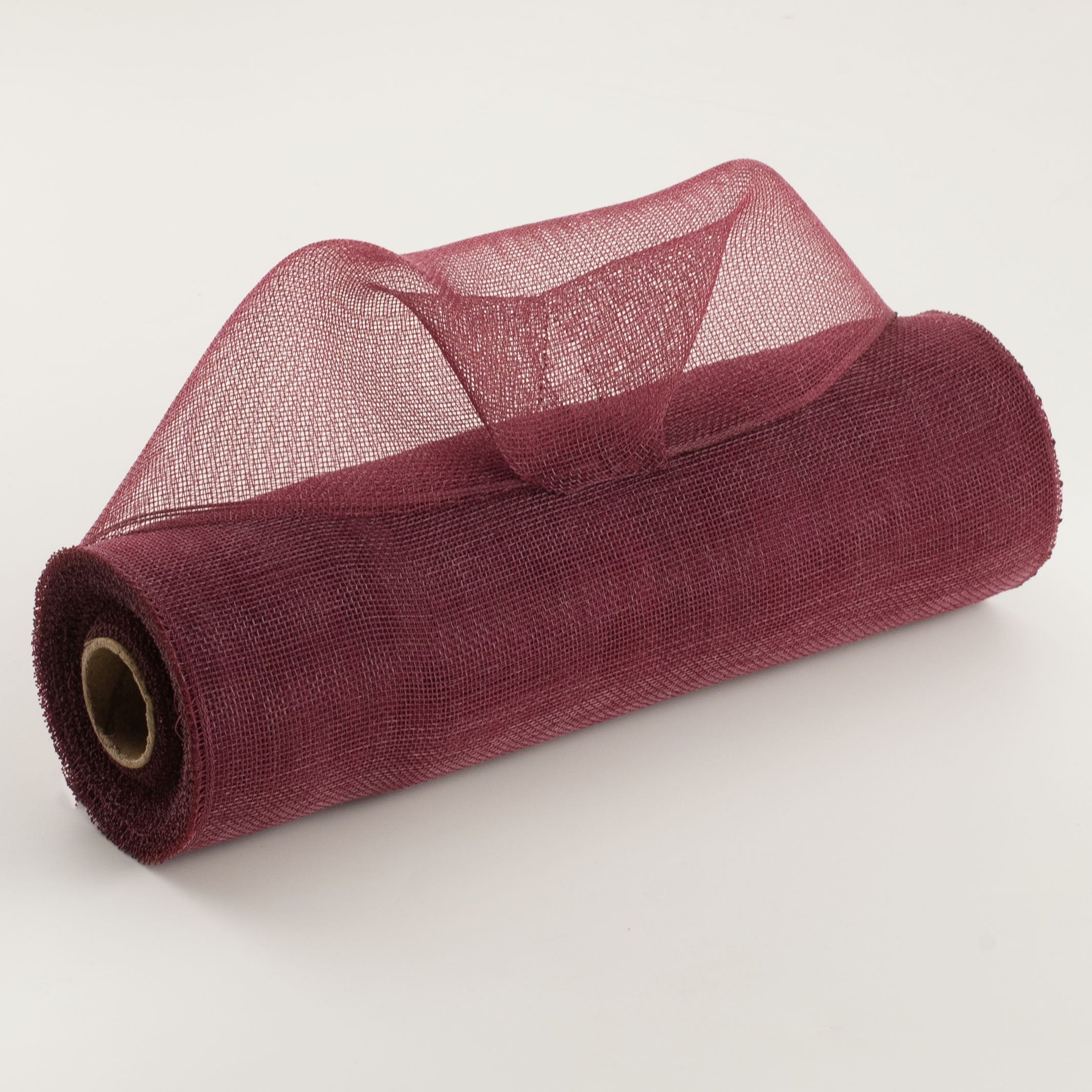 10" Fine Weave Deco Mesh: Burgundy