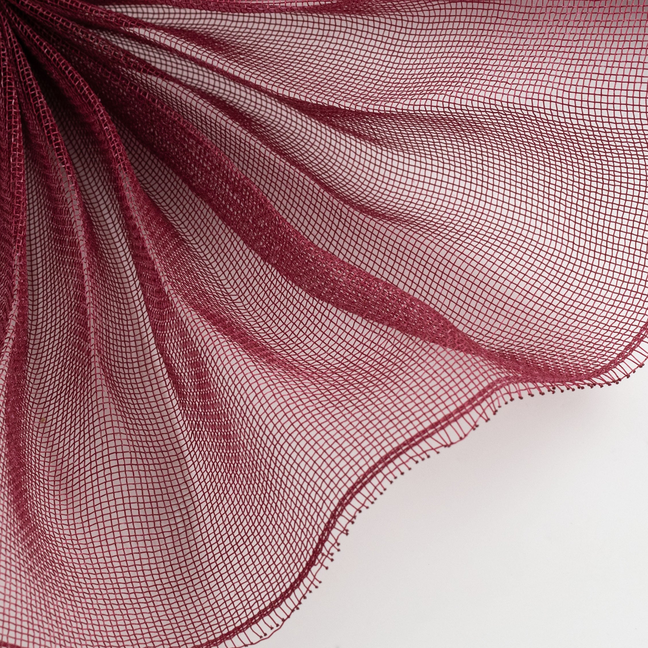 10" Fine Weave Deco Mesh: Burgundy