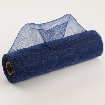 10" Fine Weave Deco Mesh: Navy Blue
