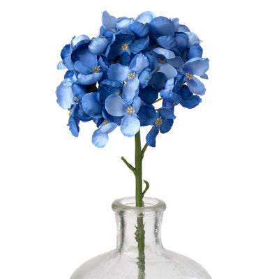 5" x 13" English Hydrangea Stem: Blue