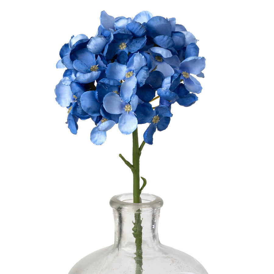 5" x 13" English Hydrangea Stem: Blue