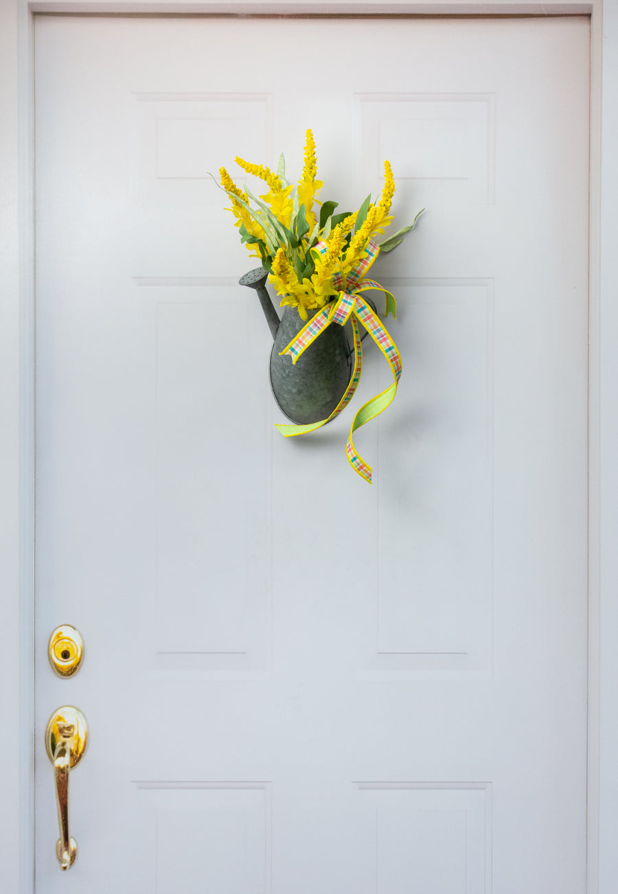9" Tin Half Watering Can Hanger