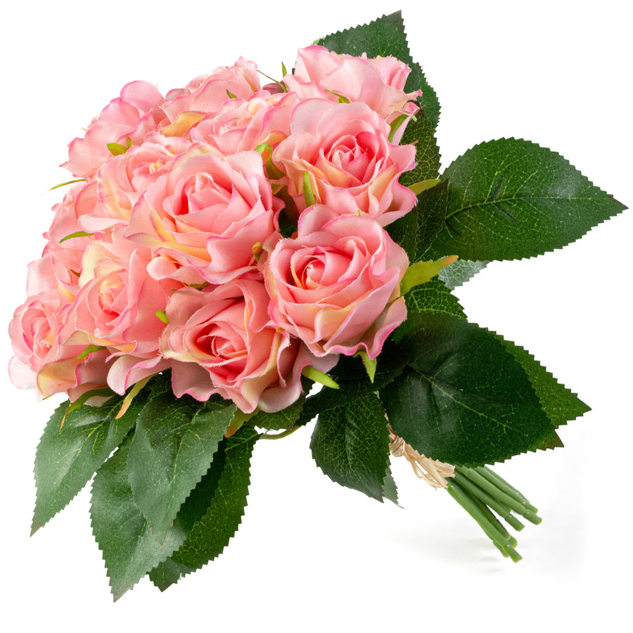10" Melanie Rose Bouquet: Pink (12 Stem)