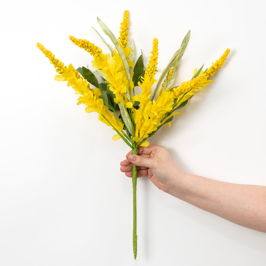 20" Bluebonnet Flowers Bush: Yellow Heather