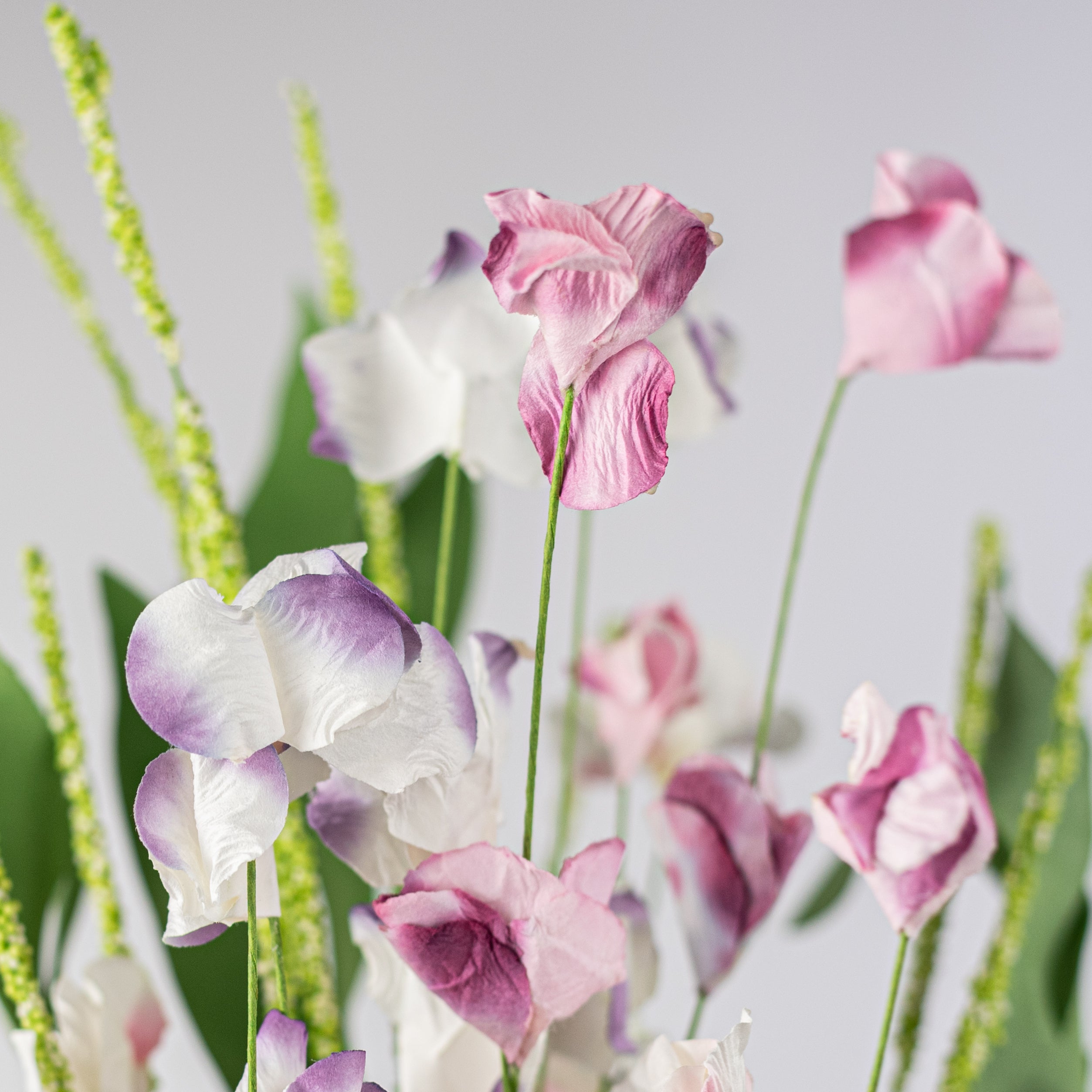 19" Paper Mountain Wildflowers Spray: Pink & Purple