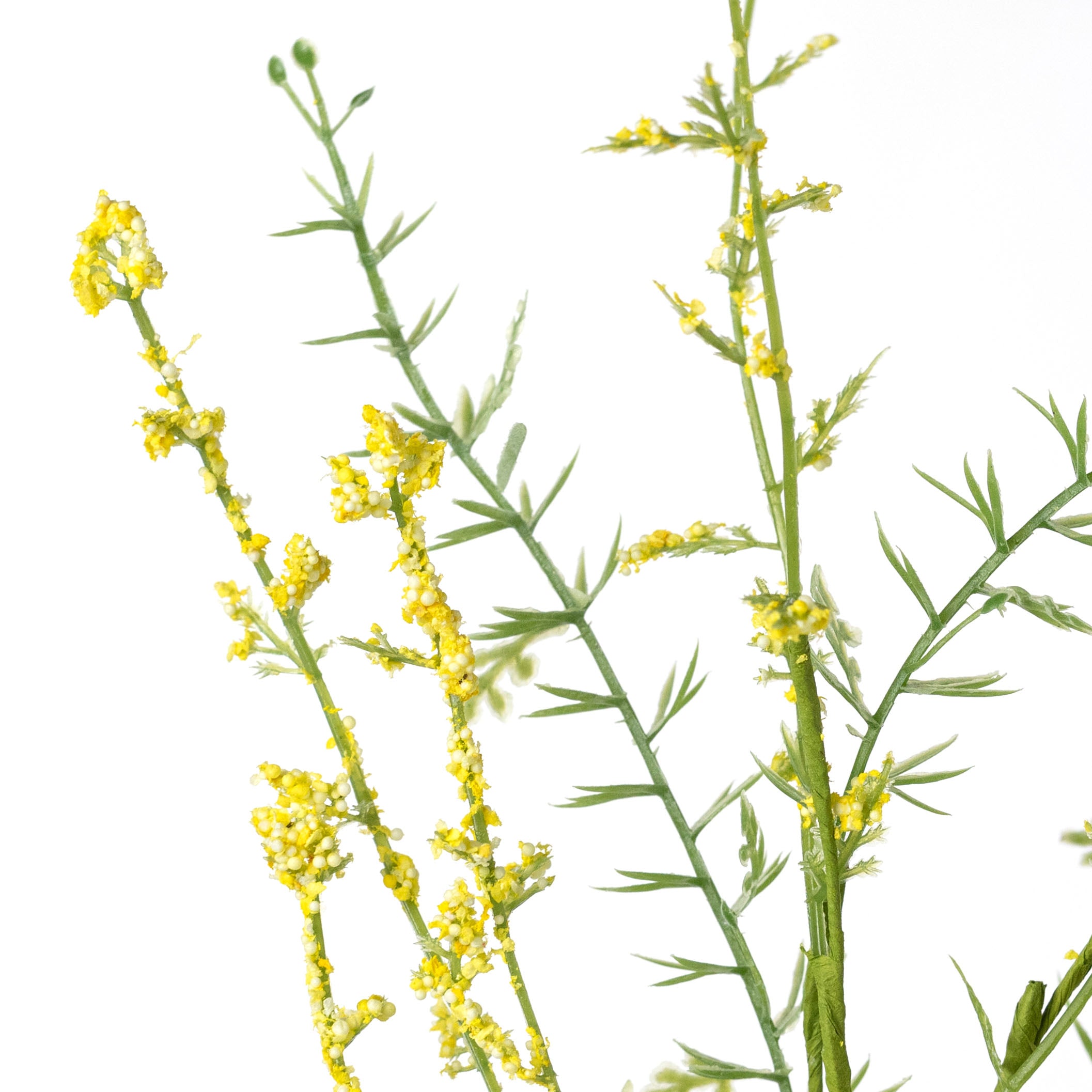 22" Wispy Wildflower Filler Bush: Yellow (9 Stem)