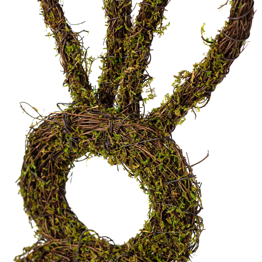 14" Mossy Angel Vine Rabbit Hanger