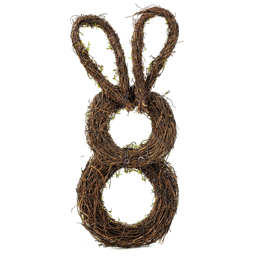 14" Mossy Angel Vine Rabbit Hanger