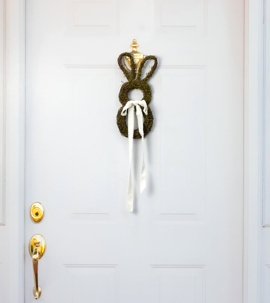 14" Mossy Angel Vine Rabbit Hanger