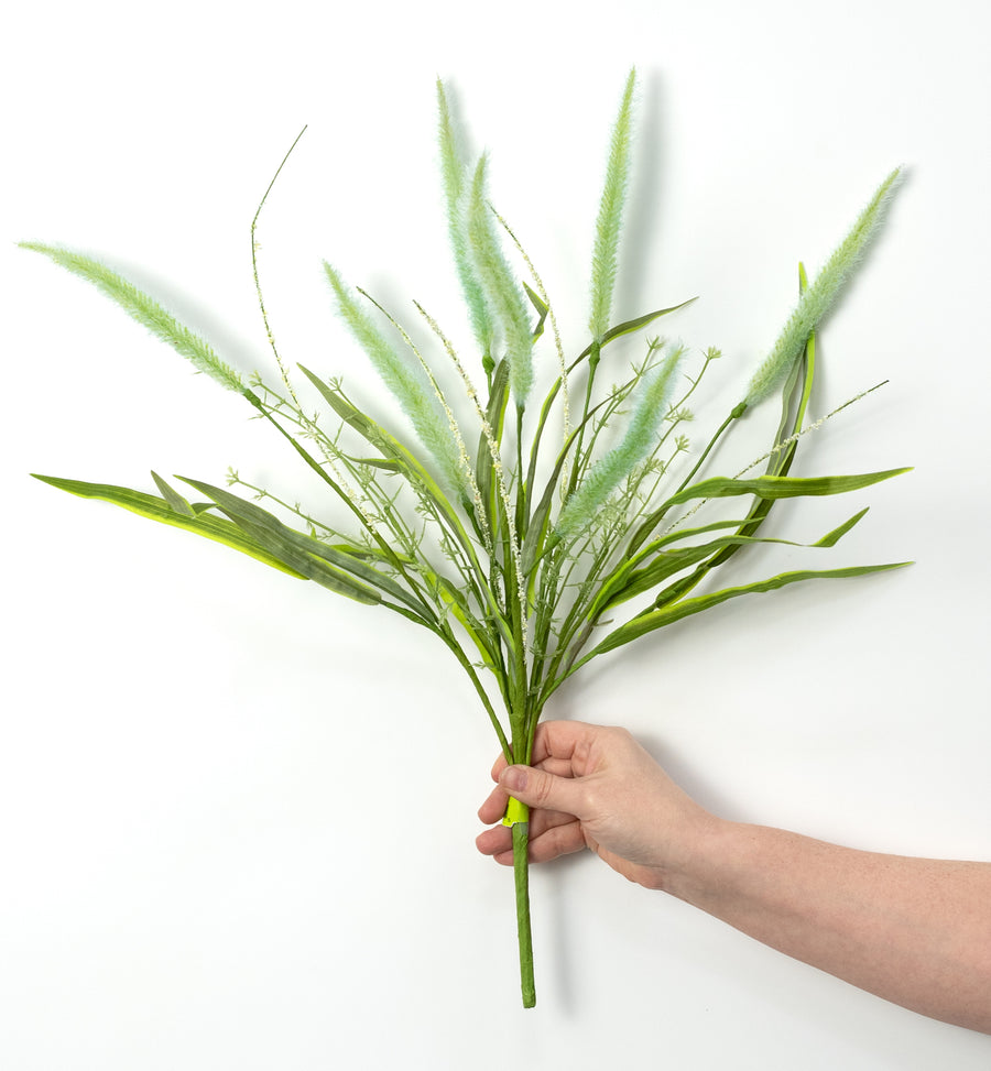 24" Foxtail Spray: Blue