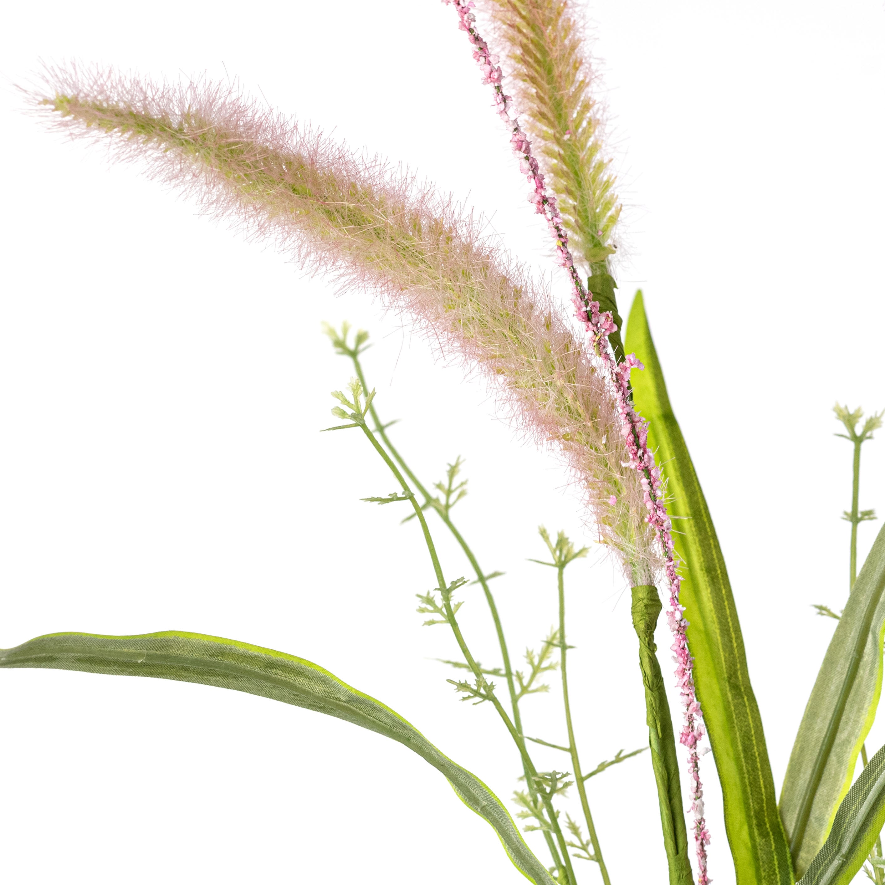 24" Foxtail Spray: Pale Pink