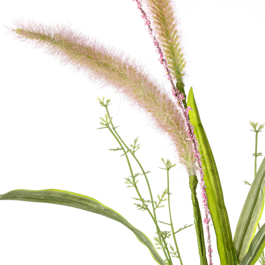 24" Foxtail Spray: Pale Pink