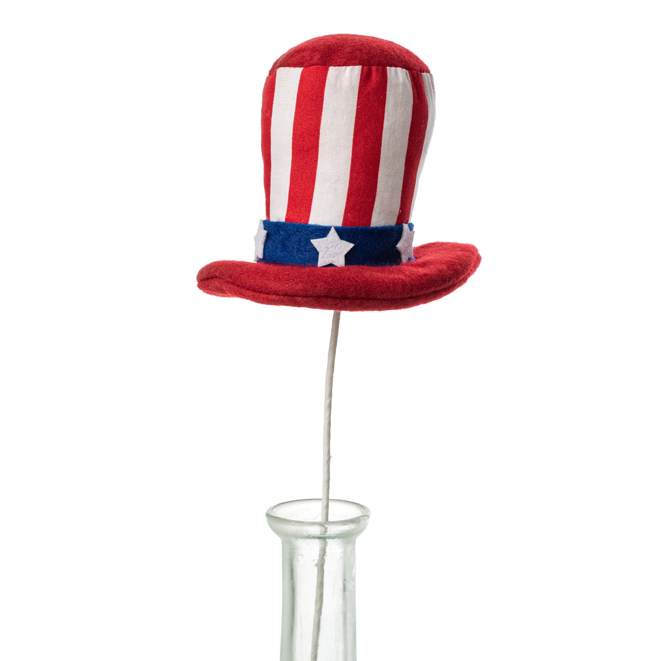 12" Fabric Uncle Sam Hat Pick