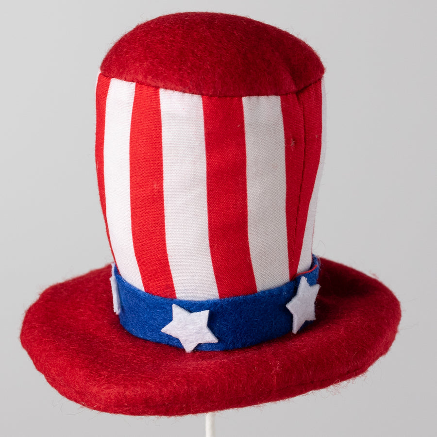 12" Fabric Uncle Sam Hat Pick