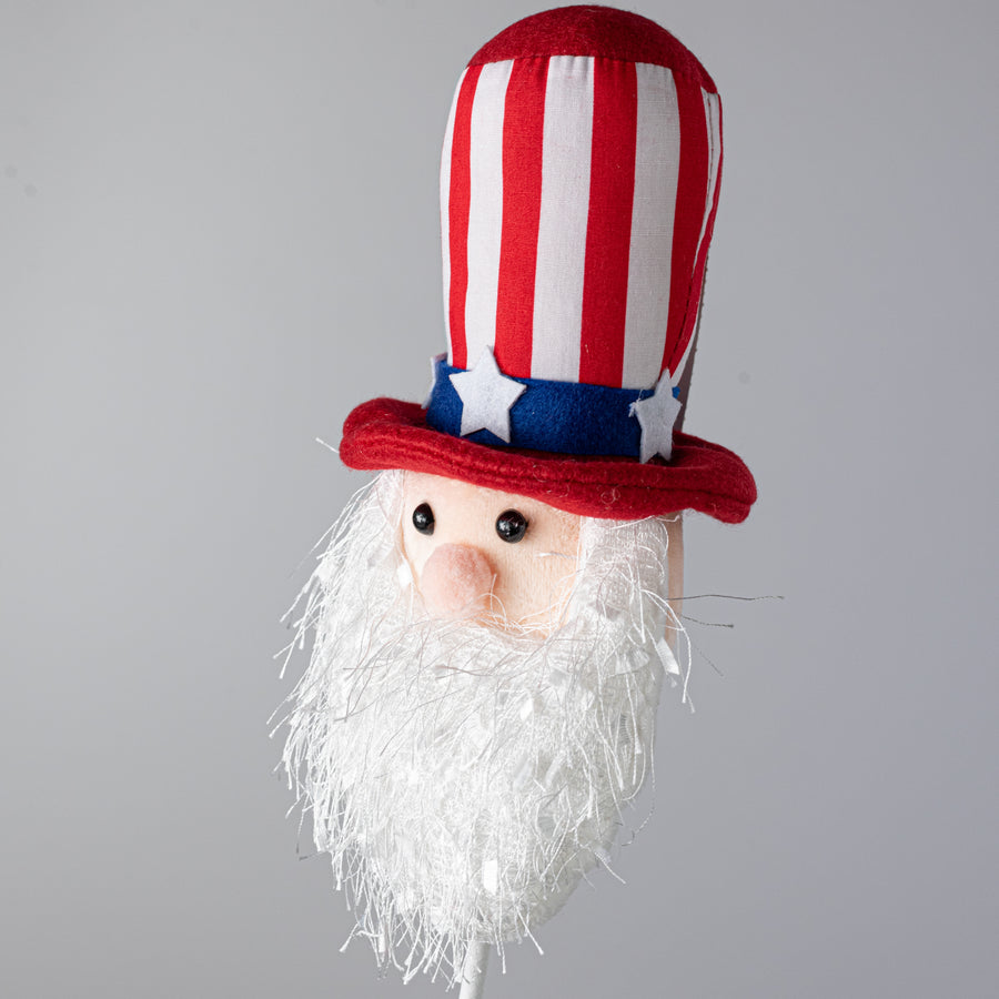20" Fabric Uncle Sam Head Pick