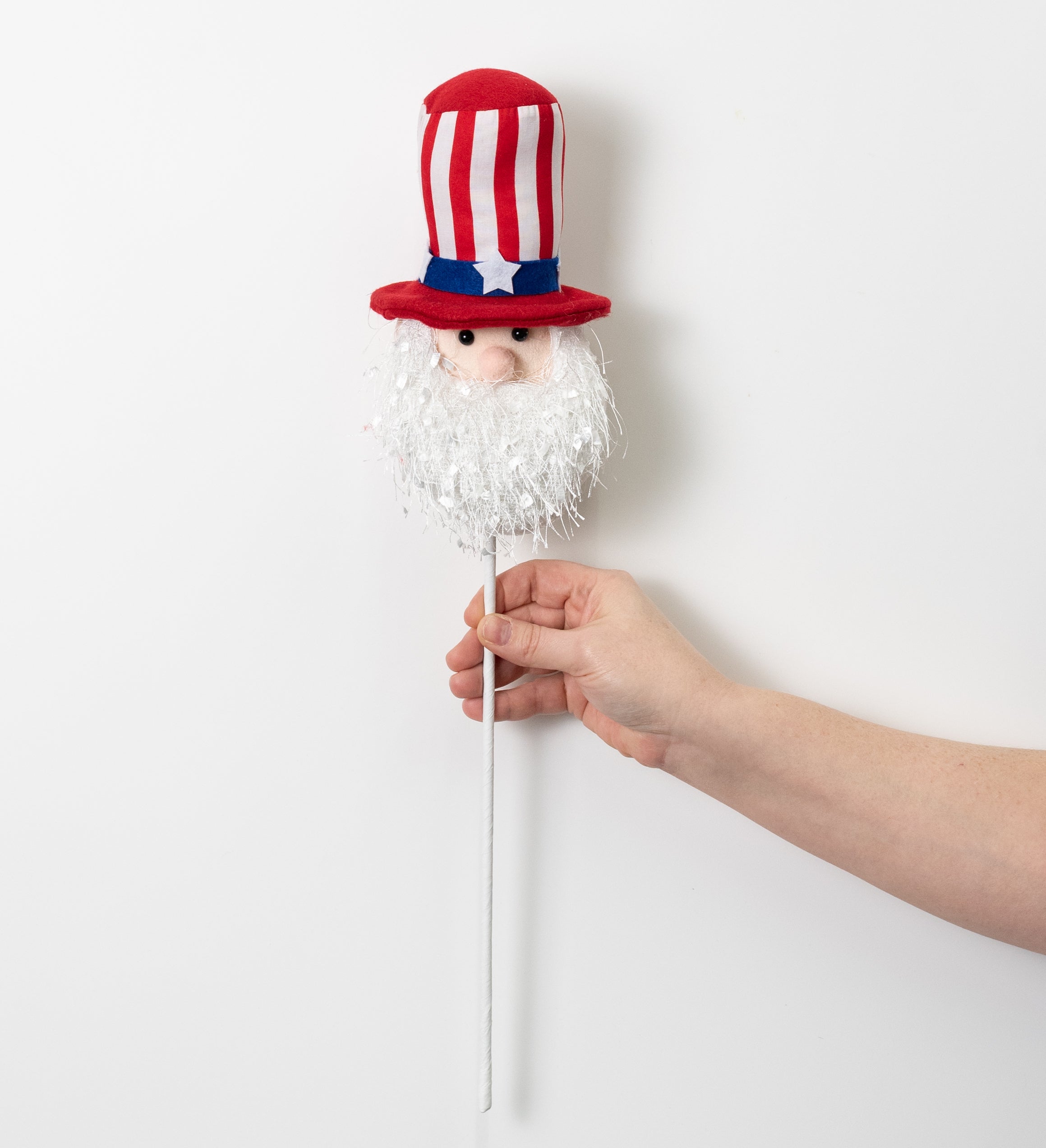 20" Fabric Uncle Sam Head Pick