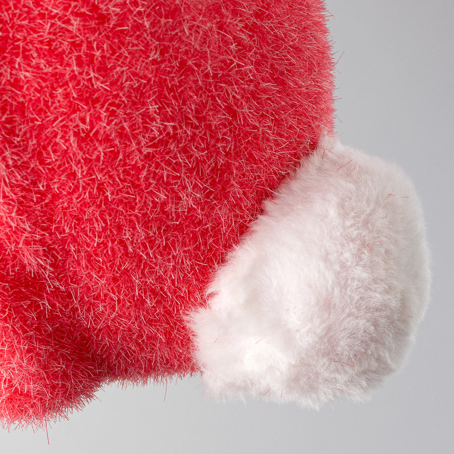 20" Flocked Easter Rabbit: Strawberry Red