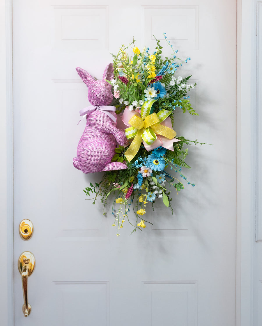 16" Bling Bunny Decoration: Lavender Purple