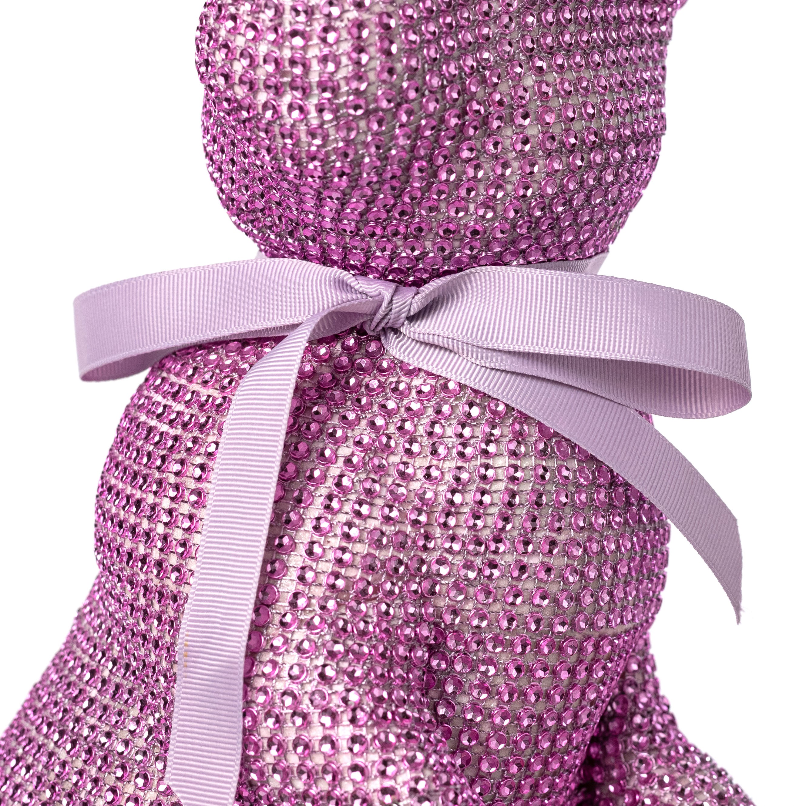 16" Bling Bunny Decoration: Lavender Purple