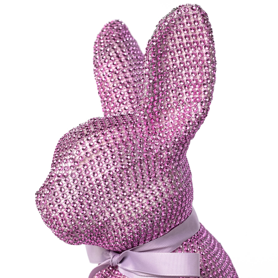 16" Bling Bunny Decoration: Lavender Purple