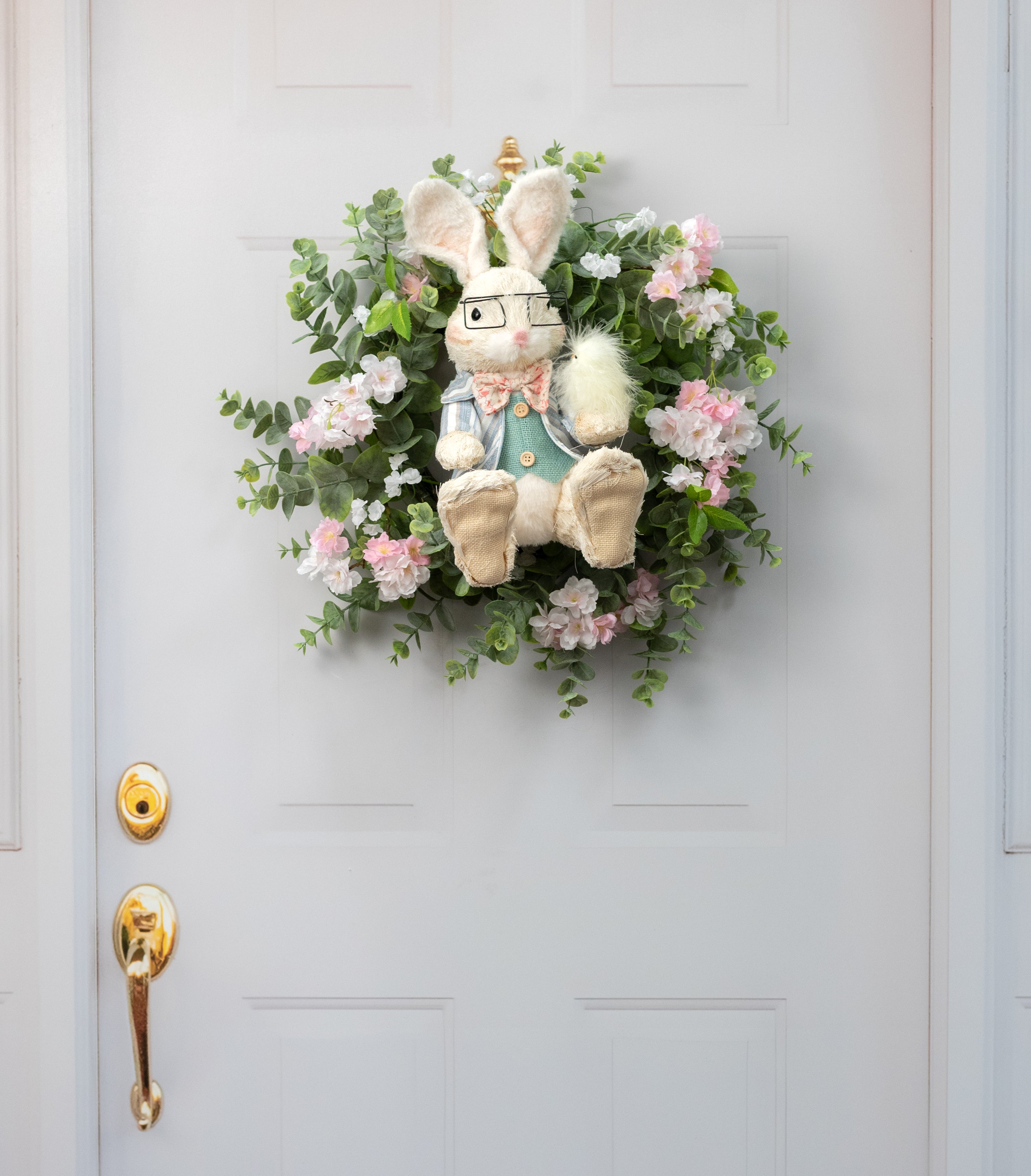 16" Eyeglasses Easter Bunny Tabletop Decoration