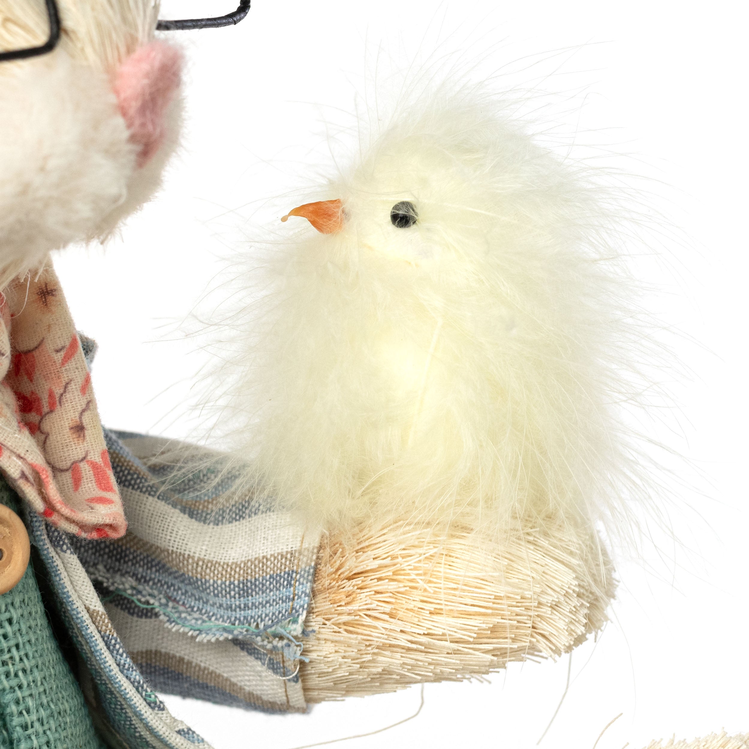 16" Eyeglasses Easter Bunny Tabletop Decoration
