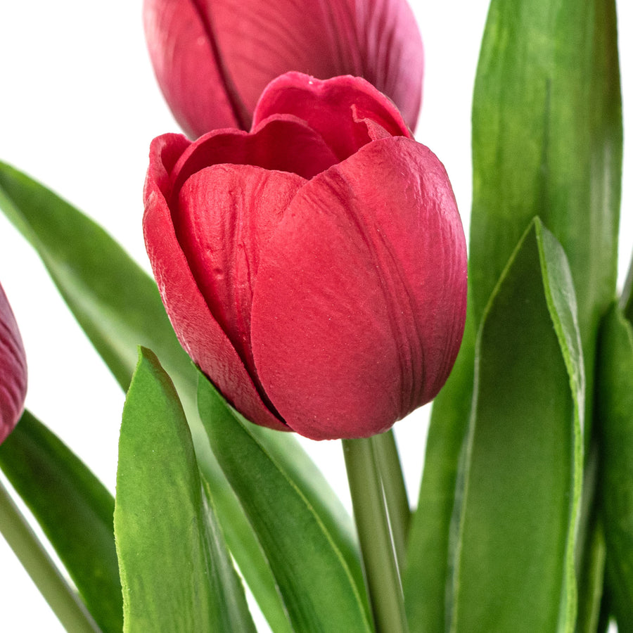 21" Large Soft Touch Tulip Flower Bundle: Beauty (5)