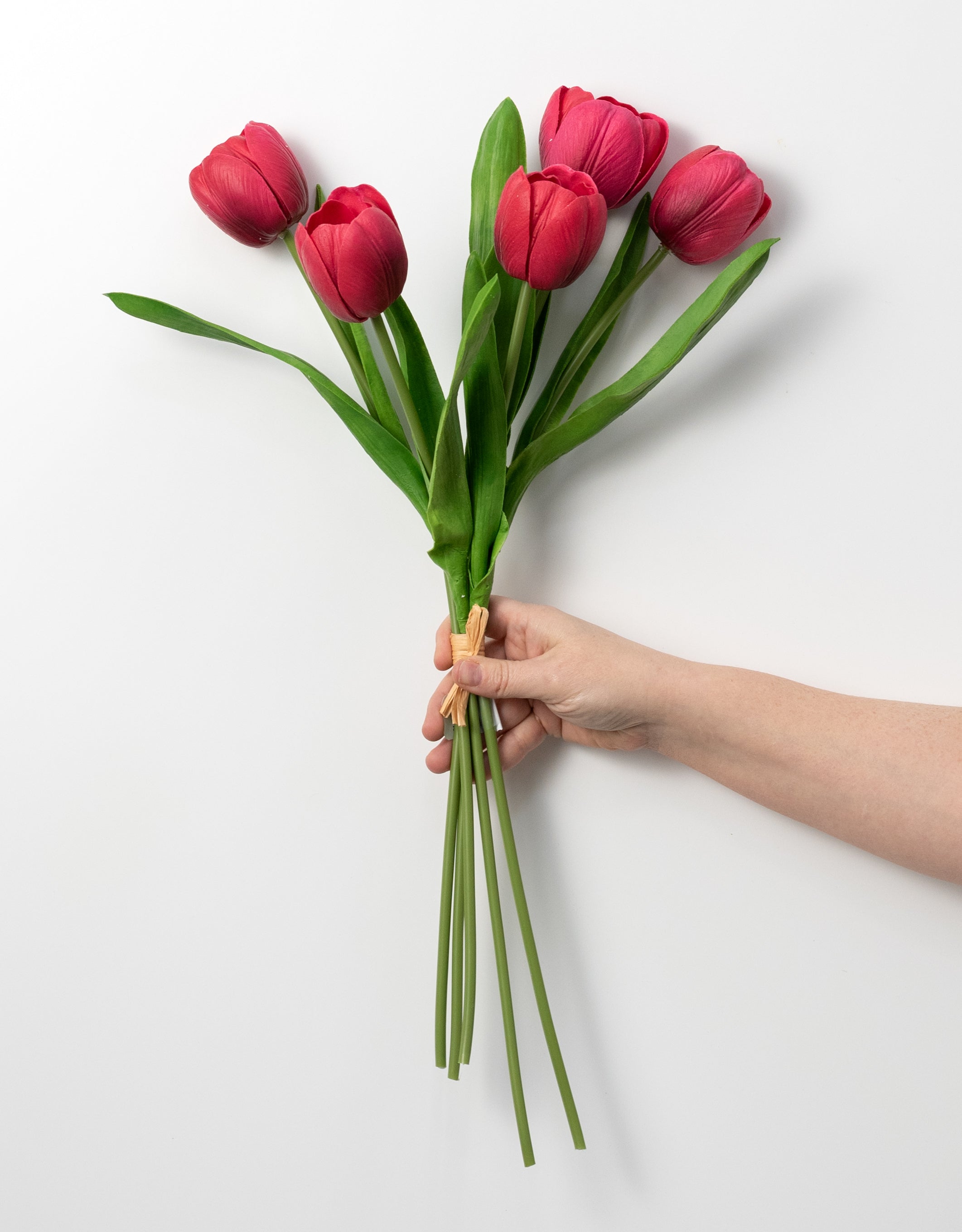 21" Large Soft Touch Tulip Flower Bundle: Beauty (5)