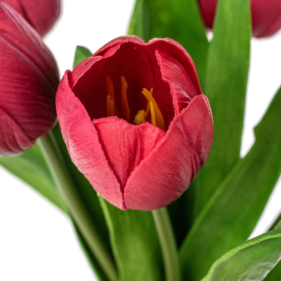 21" Large Soft Touch Tulip Flower Bundle: Beauty (5)