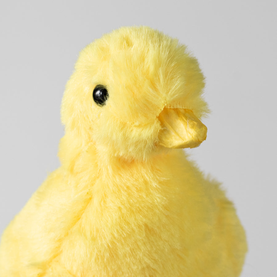 6" Faux Fur Duckling Decoration