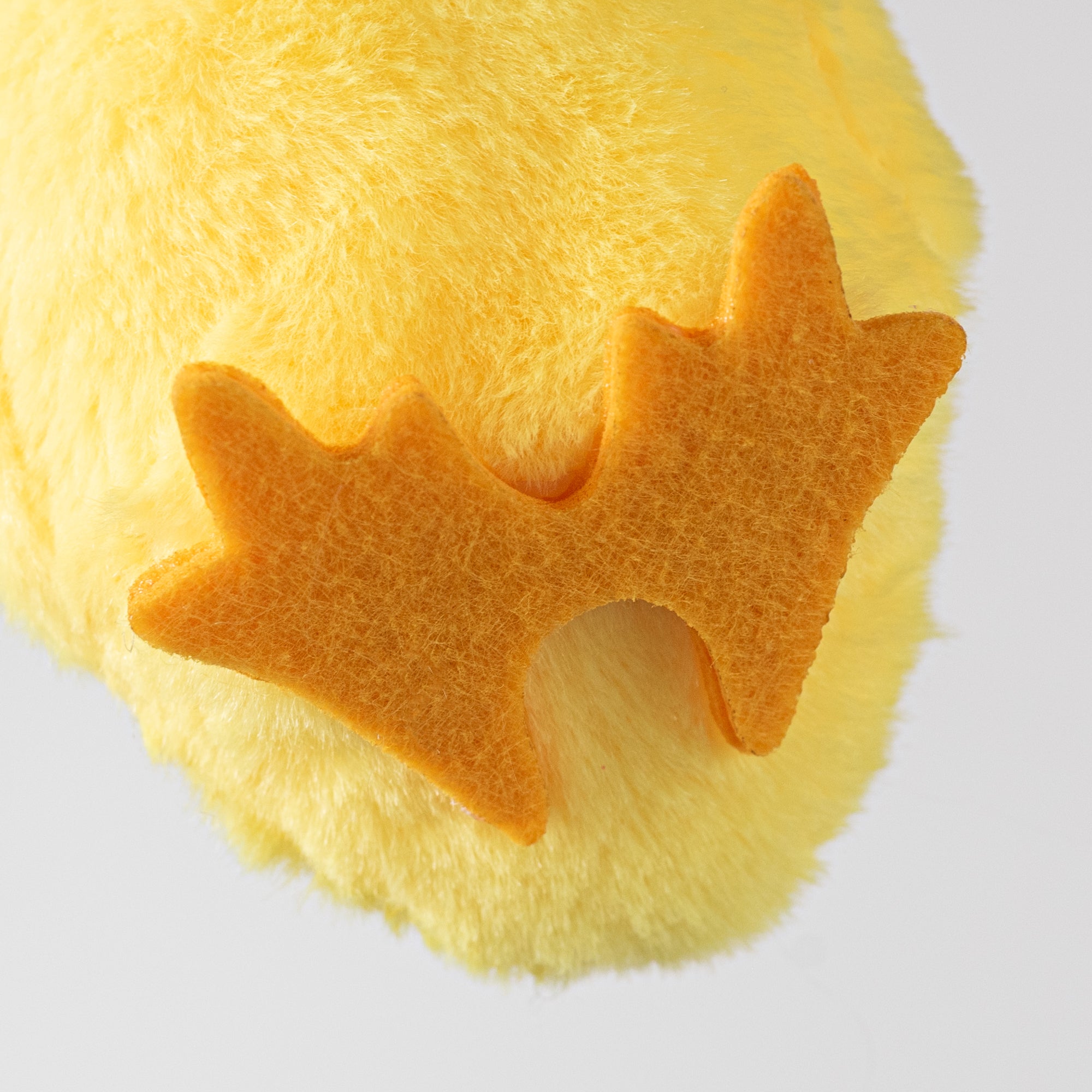 6" Faux Fur Duckling Decoration