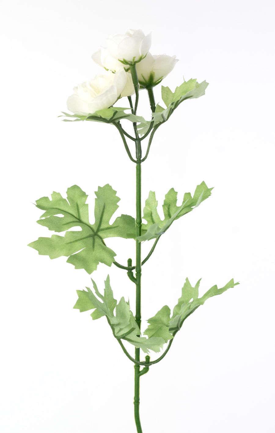 16" Mini Ranunculus Bush: Red, White & Blue (9 Stem)