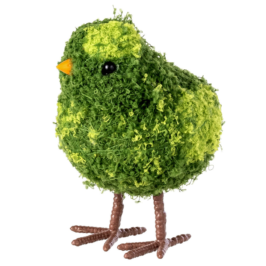 5" Mossy Easter Chick Decoration